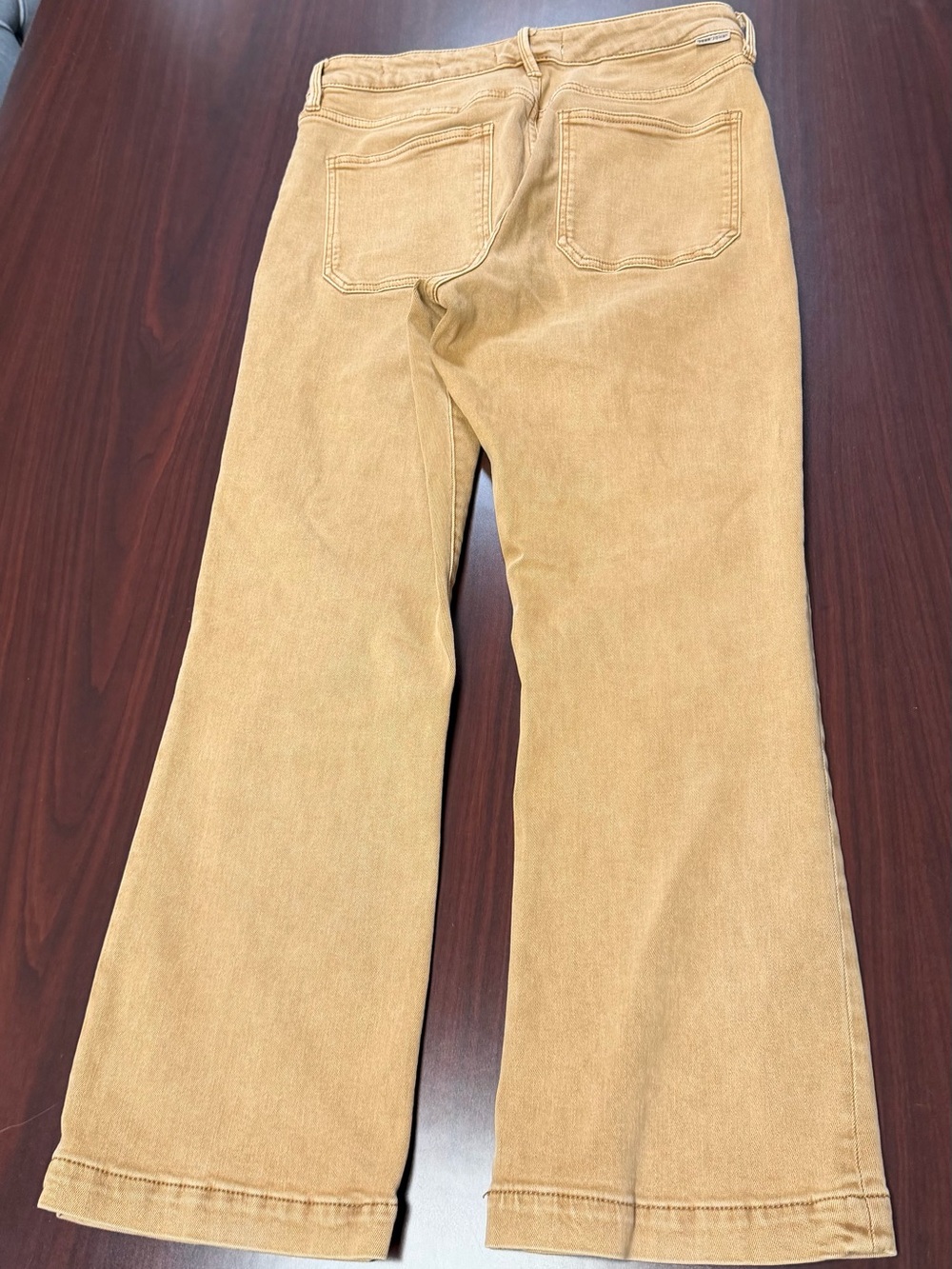Dear John Boot-Cut Jeans in Camel Tan - Picture 4 of 6